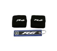 Protection Réservoir Liqui Frein Moto pour Ya&maha YZF-R6 R6 Réservoir Chaussettes Rouge/Noir/Bleu Moto Réservoir De Liquide De Frein Couverture Chaussette