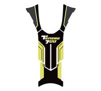 Protection Reservoir Moto Autocollant De Protection Pour Réservoir D'essence Moto Pour Yamaha TENERE 700 T7 (2019-2024) - Décoration Protége-Réservoirs(Or)