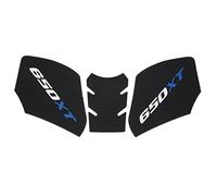 Protection Réservoir Moto, Autocollant de Réservoir en Caoutchouc, Compatible VSTROM 650 2017-2019 - Anti - dérapant, Protection Contre Rayures, Élément Esthétique 3D