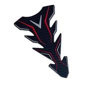 Protection Réservoir Universel pour Kawasaki ZH2 H2SX H2R Tampon De Réservoir De Carburant Protecteur Moyen Autocollant Moto Réservoir Traction Autocollant Réservoir (Couleur : Rouge)