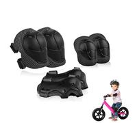 Protection Roller Enfant, 6 en 1 Ensemble de Protections Réglables Genouillères Coudières Protège-Poignets, Support Pad pour Skateboard, Roller, Vélo