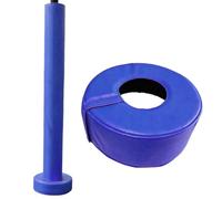 Protection Ronde pour Poteaux De Basketball, Housse De Protection Imperméable 10x10x4 pour Poteaux Ronds De 4 À 8", Tapis De Réception Enveloppant pour Extérieur(1 PC Blue,Inner Diameter 7 inch)