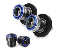 Protection Roues Curseurs Compatible Avec Suzuki Pour SV650 Pour SV650S Pour SV650X 1999-2024 Accessoire Moto Support Coulissant Pour Bobines De Bras Oscillant Bouchons De Valve