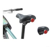 Protection Selle Cyclisme Absorption Chocs Silencieuse | Silicone ultra-doux, structure pour nid d'abeille, confort plush, taille 26x16cm, anti-glisse parfait(B)