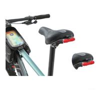 Protection Selle Cyclisme Absorption Chocs Silencieuse | Silicone ultra-doux, structure pour nid d'abeille, confort plush, taille 26x16cm, anti-glisse parfait(C)