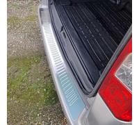 Protection Seuil de Pare-Chocs arrière - Compatible avec Citroen Berlingo 2008-2018 - Couverture de Seuil de Coffre - Bande Seuil de Chargement - Style élégant - en Acier INOX Chromé Brossé