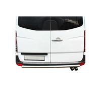 Protection Seuil de Pare-Chocs arrière - Compatible avec Mercedes Sprinter 906 2006-2018 - Couverture de Seuil de Coffre - Bande Seuil de Chargement - Style élégant - en Acier INOX Chromé Brossé