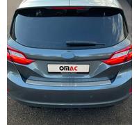 Protection Seuil de Pare-Chocs arrière - Compatible avec Opel Crossland X 2017-2022 - Couverture de Seuil de Coffre - Bande Seuil de Chargement - Style élégant - en Acier INOX Chromé Brossé