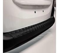 Protection Seuil de Pare-Chocs arrière - Compatible avec Peugeot Partner III 2019-2022 - Couverture de Seuil de Coffre - Bande Seuil de Chargement - Style élégant - enminium Noir