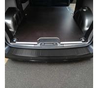 Protection Seuil de Pare-Chocs arrière - Compatible avec Peugeot Traveller 2017-2022 - Couverture de Seuil de Coffre - Bande Seuil de Chargement - Style élégant - en Acier INOX Chromé Brossé Foncé