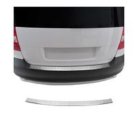 Protection Seuil de Pare-Chocs arrière - Compatible avec Skoda Yeti 2009-2013 - Couverture de Seuil de Coffre - Bande Seuil de Chargement - Style élégant - en Acier INOX Chromé Brossé