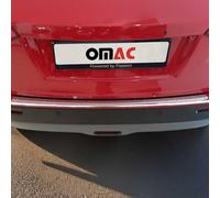 Protection Seuil de Pare-Chocs arrière - Compatible avec Suzuki Vitara 2015-2022 - Couverture de Seuil de Coffre - Bande Seuil de Chargement - Style élégant - en Acier INOX Chromé