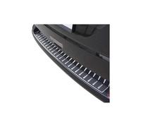Protection Seuil de Pare-Chocs arrière - Compatible avec VW T5 Multivan 2003-2015 - Couverture de Seuil de Coffre - Bande Seuil de Chargement - Style élégant - en Fibre de Carbone Chromé