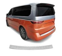 Protection du seuil de chargement Protection du pare-chocs pour VW Multivan T7 2021-2024 Acier inoxydable Argent