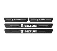Protection Seuil de Porte Voiture Carrosserie pour Suzuki Across AB Bj.2020,Carbone Adhésif Protege Portiere Voiture Seuil de Porte Voiture Anti Rayure,4Pcs,White
