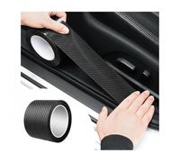 Protection Seuil de Porte Voiture Film Carbone pour Omoda 5 Hybrid 2025-, Protecteur de Seuil de Garde de Porte de Voiture Autocollant Adhésif,10cmx5m