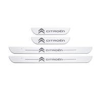 Protection Seuil de Porte Voiture pour Citroen C4, Bande Décorative Anti-Usure de Seuil Matériau en Acier Inoxydable, 4Pcs