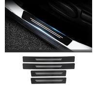 Protection Seuil de Porte Voiture pour Dacia Bigster 2025 Accessoire, 4 Pièces Fibre de Carbone Seuil de Porte Voiture