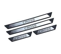 Protection Seuil de Porte Voiture pour Fiat Tipo Cross 2016-2022, Bande Décorative Anti-Usure de Seuil Matériau en Acier Inoxydable, 4Pcs