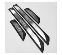 Protection Seuil de Porte Voiture pour Hyundai i20 2015-2020 2021 2022 2023 2024 2025, Bande Décorative Anti-Usure de Seuil Matériau en Acier Inoxydable, 4Pcs