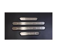 Protection Seuil de Porte Voiture pour Toyota RAV4 2010-2024, Bande Décorative Anti-Usure de Seuil Matériau en Acier Inoxydable, 4Pcs