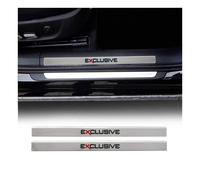 Protection Seuils de porte intérieur pour Audi A6 C7 2011-2018 inox chromé 2Pcs