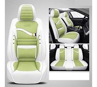 Protection Siège Ensembles 1 Ensemble Housses Siège Lin Voiture pour VW pour Polo Berline pour Touran 2007 pour Golf 4 5 6 pour Passat B5 B6 B7 pour Tiguan pour T-roc pour Touareg(Vert Clair)