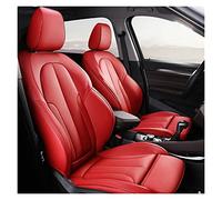 Protection Siège Ensembles Ensemble Complet Housses Siège Voiture Cuir Personnalisées pour Mercedes pour Benz Ml350 Ml400 Ml320 Ml300 Ml500 R320 R400 R300 R350 R500 R200 R260 Seat(Rouge,B)