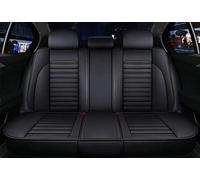 Protection Siège Ensembles Housse De Siège Voiture Automobile en Cuir pour Nissan pour Qashqai J11 pour Feuille pour Almera N16 Classic(Black Red Line)