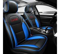 Protection Siège Ensembles Housse Siège Voiture pour Mitsubishi pour Outlander 3 XL pour Pajero 2 4 pour Le Sport pour l'espace pour Star pour Lancer X 10 L200 pour Eclipse pour Cross(Noir Bleu,A)