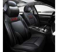 Protection Siège Ensembles Housse Siège Voiture pour Mitsubishi pour Outlander 3 XL pour Pajero 2 4 pour Le Sport pour l'espace pour Star pour Lancer X 10 L200 pour Eclipse pour Cross(Noir,B)