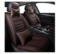 Protection Siège Ensembles Housses De Siège Voiture pour Ford pour Focus 2 3 pour S-Max pour Fiesta pour Kuga pour Ranger pour Mondeo Mk3 pour Fusion Cuir Spécial Style(Café,A)