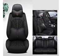 Protection Siège Ensembles Housses Siège Voiture pour Nissan pour Qashqai pour Primera P12 pour Tiida pour Almera pour Classic pour Patrol pour Pathfinder R51 pour X Trail T31 pour Kicks(Noir,Deluxe)