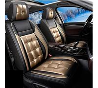 Protection Siège Ensembles pour Limité pour Mondeo 3 4 Mk3 Mk4 pour Ranger pour Territoire Housse De Siège en Cuir Voiture 2020 2019 2018 2017 2016 2015(Black Gold,Standard)