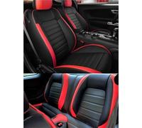 Protection Siège Pour Ford Pour Mustang Convertible 2015-2023 2024, Ensemble Complet De Housses De Siège De Voiture Personnalisées(Rouge)