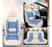 Protection Siège Pour Skoda Pour Fabia 2 Housses De Siège De Voiture Ensemble Complet D'accessoires De Décoration Intérieure En Cuir(Bleu)