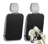 Protection Siège Voiture Enfant 2 Pièces - Housse Arrière Anti-Rayures Imperméable pour Sièges Auto, Design Respirant avec Élastiques Universels