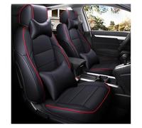 protection sièges voiture Housses De Siège De Voiture, Ensemble Complet De 5 Sièges Pour CRV 2012 - 2024, Accessoires De Protection De Siège Solides Et Durables Protection siège(Black red 2)
