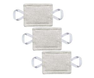 Protection Silencieuse de la Fermeture de la Porte : Couvercle de la Poignée Rembourrée en Mousse, Amortisseur Anti-bruit avec Anneau Élastique Ensemble de 3 de Sécurité pour La Chambre des Bam