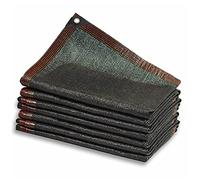 Protection Solaire 80% à Abat-Jour en,Filet D'Ombrage 10 Broches Maille RéSistante pour Bloquer Les Rayons UV Noir,pour Plantes De Jardin des Fleurs Ou Chenil Toit Couvre (3mx5m/9.8ftx16.4ft)