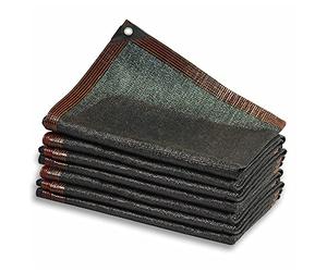 Protection Solaire 80% à Abat-Jour en,Filet D'Ombrage 10 Broches Maille RéSistante pour Bloquer Les Rayons UV Noir,pour Plantes De Jardin des Fleurs Ou Chenil Toit Couvre (3mx6m/9.8ftx19.7ft)