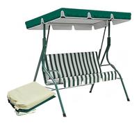 Protection Solaire Couverture d'auvent de Balançoire, Auvent de Balançoire Étanche avec Protection, Couverture de Parasol pour Balançoire de Jardin, pour Pelouse, Porche, Terrasse