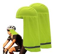 Protection solaire - Couverture rigide pour casque - Tissu aéré - Appareils anti-UV légers avec matériaux réfléchissants intégrés qui peuvent être utilisés pendant les travaux de plein air ou les