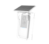 Protection solaire en ABS résistant aux intempéries pour sonnette vidéo avec conversion efficace de puissance et support de montage modifiable Alarme vidéo Protection solaire