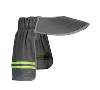 Protection solaire générale pour casque de sécurité Respirant Tissu à séchage rapide Visière élastique amovible pour travail en plein air Casque de sécurité Ombre solaire