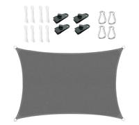 Protection solaire imperméable, auvent durable et compact, voile d'ombrage | Pour société, terrasse, jardin, barbecue, extérieur, tourisme sac à dos, randonnée,