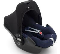 Dooky Hoody auvent de protection solaire pour porte-bébés ou poussettes (design : Black, incl. protection UV 40+, groupe d'âge 0+, adapté à la plupart des marques), Noir