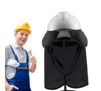 Protection solaire pour cou de chantier, couverture avec protection UV montée sur le casque, protection contre la chaleur pour travaux extérieurs, construction, jardinage