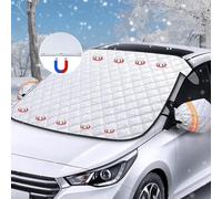 Protection solaire pour pare-brise de voiture, couverture de pare-brise avant, avec 9 aimants, couverture de pare-brise de voiture, protection contre la neige