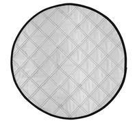 Protection Solaire pour Volant de Voiture de 34 à 42 cm - Protection Totale Contre la Chaleur et Les Rayons UV - Argenté